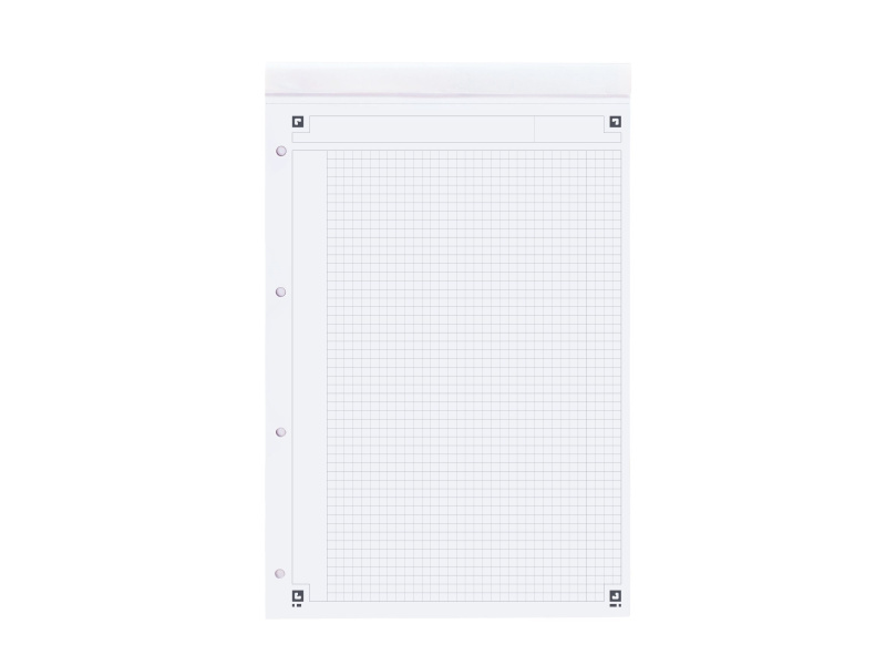 Kirjaplokk Oxford A4+/80L 5x5ruut, augustusega 8-8-8 - Pilt 3