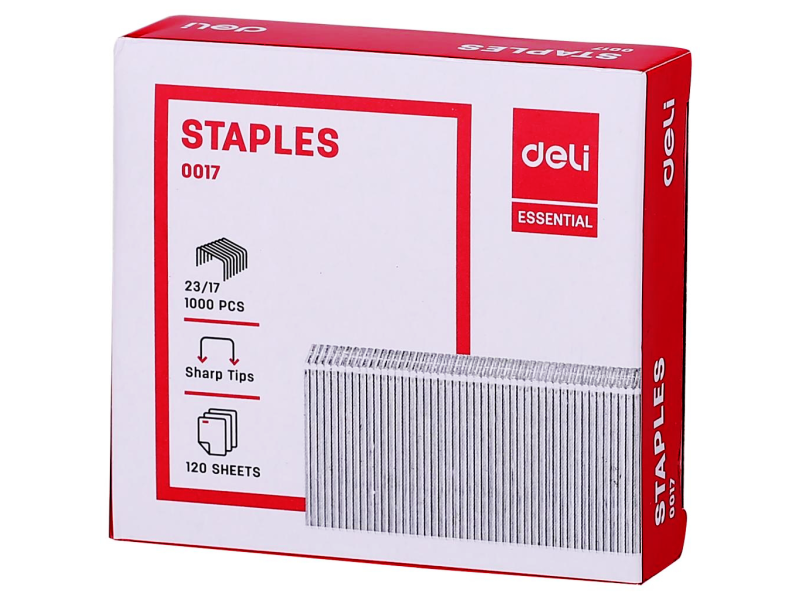 Klambrid DELI 23/17 tsink 1000tk/pk