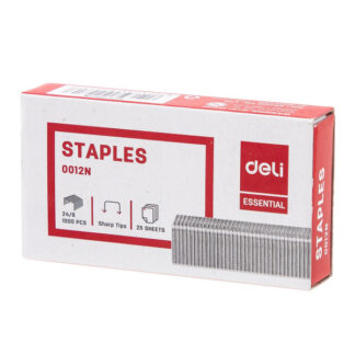 Klambrid DELI 24/6 tsink 1000tk/pk