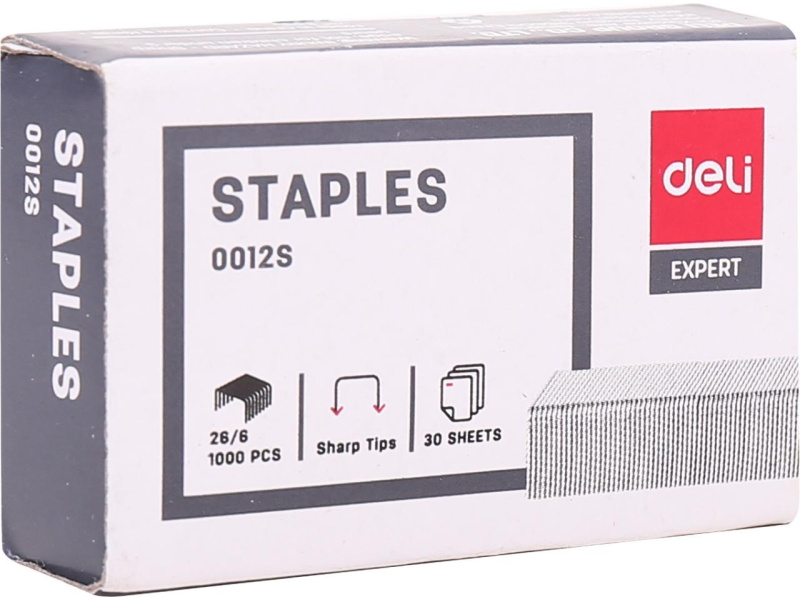 Klambrid DELI 26/6 tsink 1000tk/pk