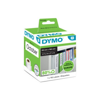 Kleepkirjaetiketid Dymo 59X190mm 110tk