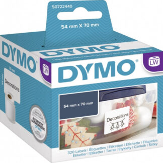 Kleepkirjaetiketid Dymo D2 99015 70x54mm 320tk