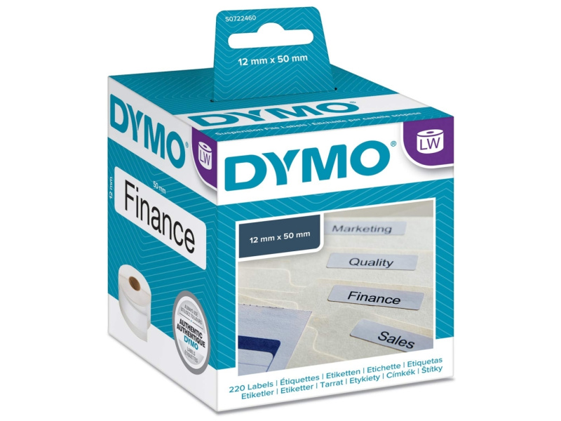 Kleepkirjaetiketid Dymo D2 99017 50x12mm 220tk