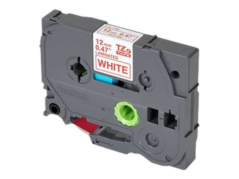 Kleepkirjalint Brother "TZe-232", White/Red, Lamineeritud - Pilt 2