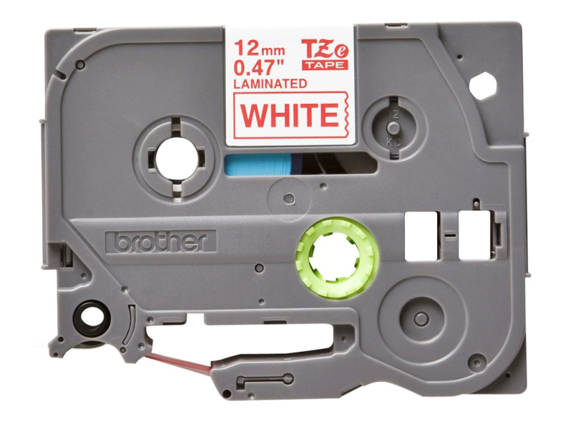 Kleepkirjalint Brother "TZe-232", White/Red, Lamineeritud - Pilt 4