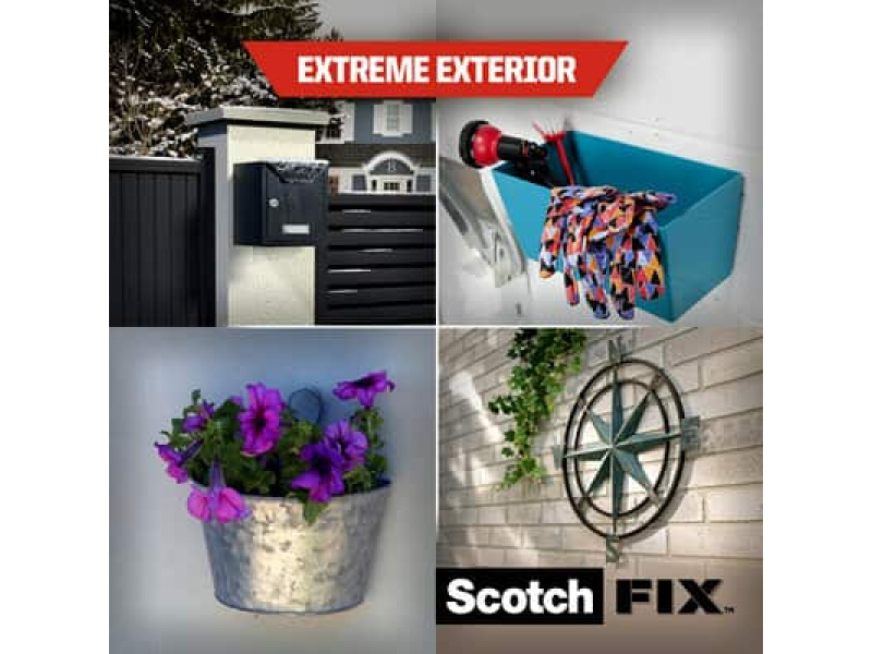 Kleeplint 3M rullis Scotch-Fix, 19mmx1,5m, kahepoolne välistingimustes - Pilt 5
