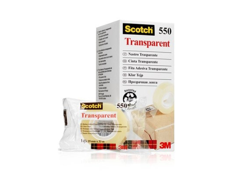 Kleeplint 3M Scotch 550 19mmx33m - Pilt 2