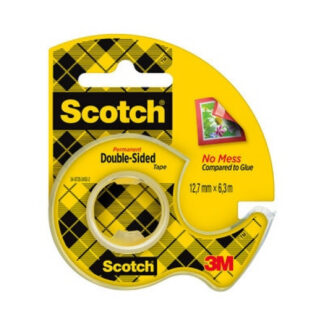 Kleeplint 3M Scotch 665 kahepoolne 12mm x 6,3m alusel