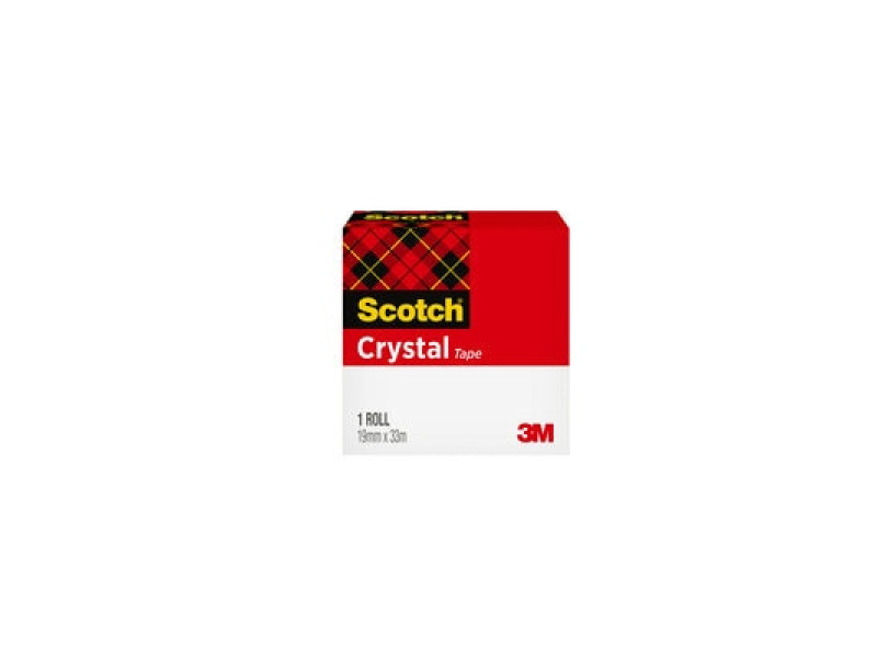 Kleeplint 3M Scotch Crystal 600 19mmx33m