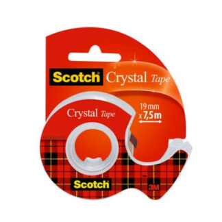 Kleeplint 3M Scotch Crystal Clear 6-1975DB 19mmx7,5m alusel