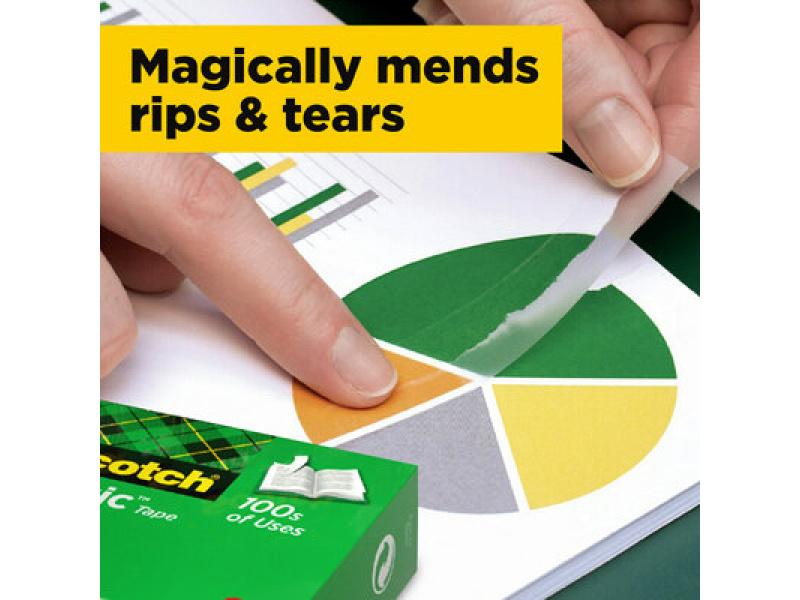 Kleeplint 3M Scotch Magic 810 12mmx33m - Pilt 3