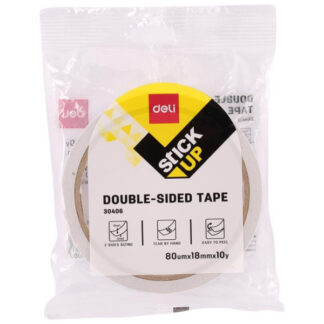 Kleeplint DELI kahepoolne 18mm x 9m