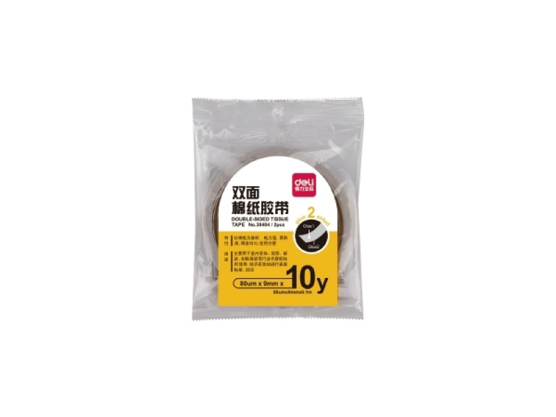 Kleeplint DELI kahepoolne 9mm x 9m