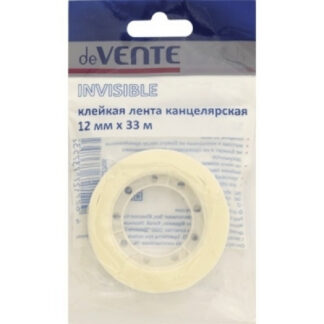 Kleeplint deVENTE 12mmx33m läbipaistev blister