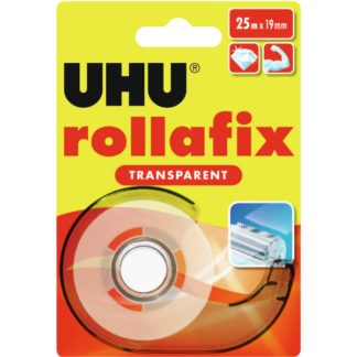 Kleeplint UHU Rollafix 19mmx25m läbipaistev alusel