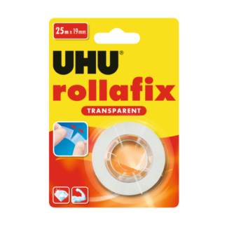 Kleeplint UHU Rollafix 19mmx25m läbipaistev rebitav