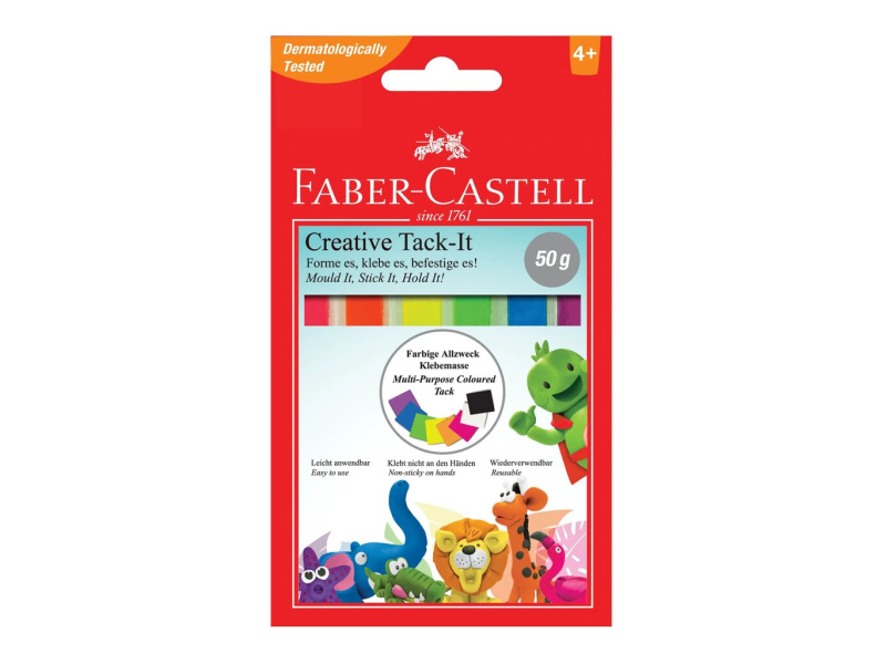 Kleepmass Faber-Castell Tack-It 50g värviline