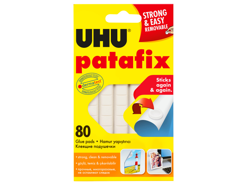 Kleepmass UHU valge 80tk/50g