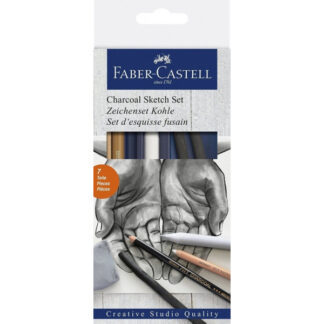 Komplekt Faber-Castell visandamiseks süsi 7tk/pk