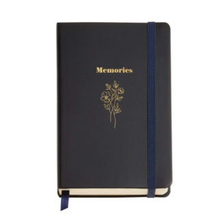 Kontoriraamat Miquelrius 9x14cm British Bloom Bouquet, valged lehed, kõvad kaaned