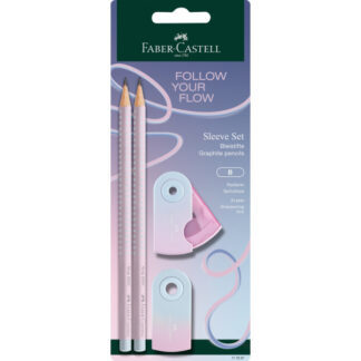 Koolikomplekt Faber-Castell Grip Flow Edition Blushing Sky
