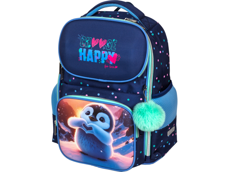 Koolikott deVENTE Happy Pinguin, kõva kest, 37x28x14 cm, 14 L, 800 g