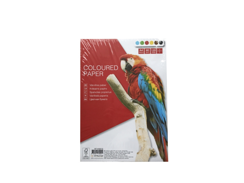 Koopiapaber College A4/120l, lahtised lehed, 6 tooni x 20 lehte - Pilt 2