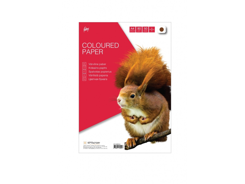 Koopiapaber College A4/80g/50L, pruun