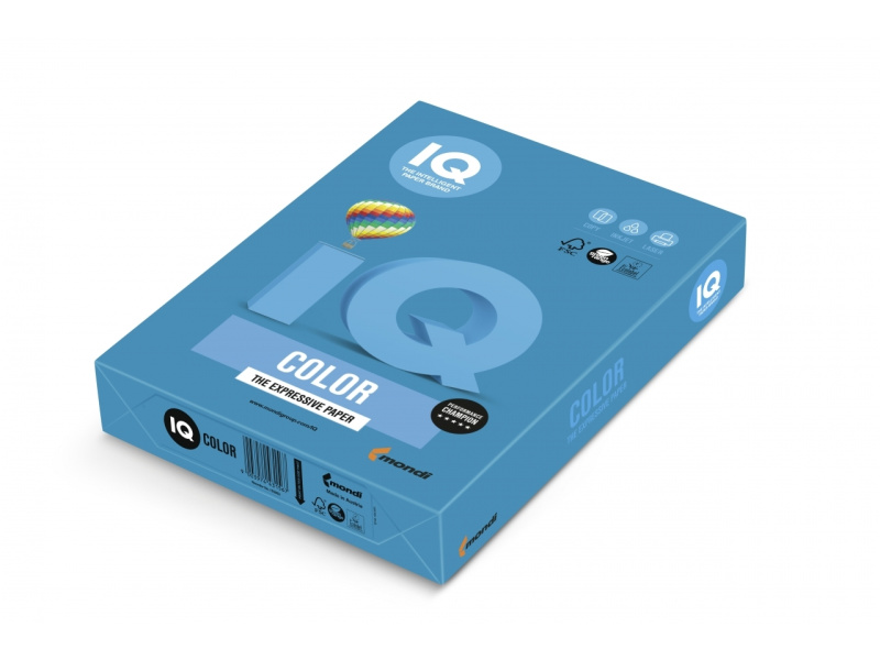 Koopiapaber IQ A4/160g/250L DB49 tumesinine