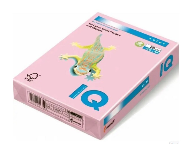 Koopiapaber IQ A4/160g/250L OPI74 flamingo roosa - Pilt 2