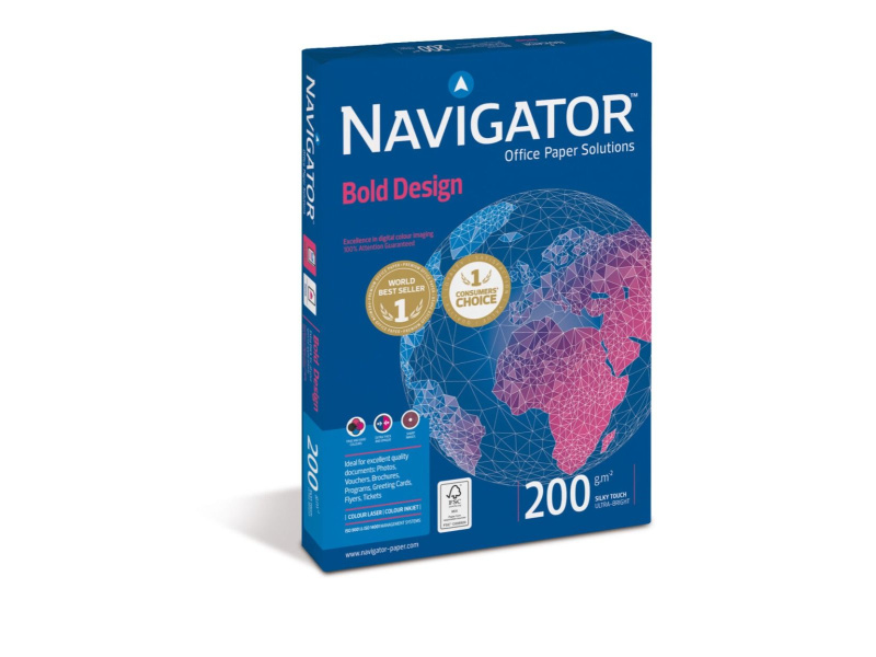 Copy paper Navigator Bold Design A4/200g/150L