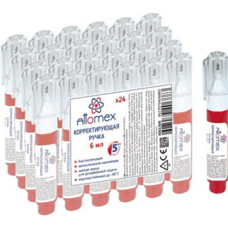 Korrektuurpliiats Attomex 6ml metallotsaga