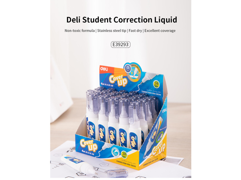 Korrektuurpliiats DELI 4ml - Pilt 2