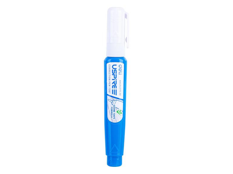 Korrektuurpliiats DELI 8ml metallotsaga (E7287) - Pilt 3