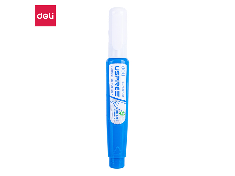 Korrektuurpliiats DELI 8ml metallotsaga (E7287)