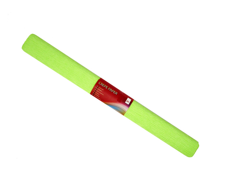 Krepp-paber College 50x250cm hele sidrunkollane