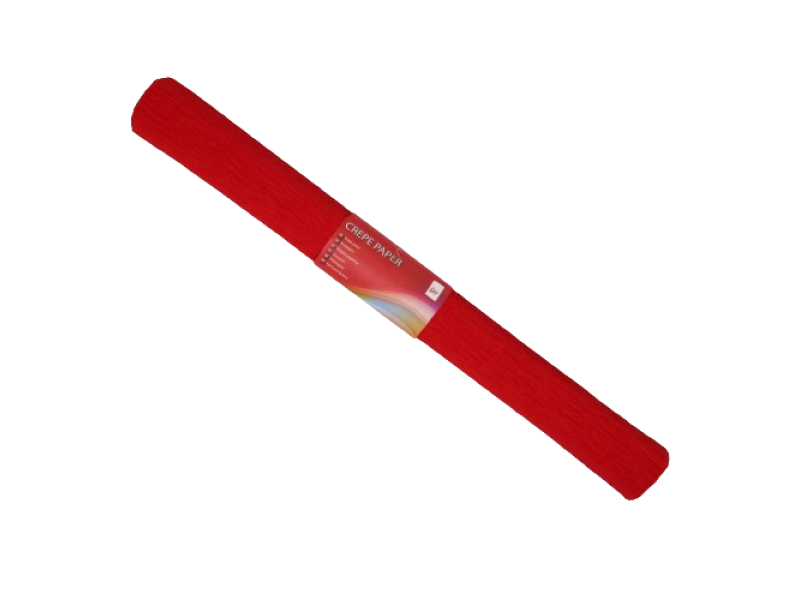 Krepp-paber College 50x250cm punane