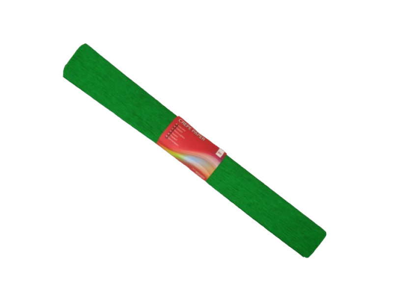 Krepp-paber College 50x250cm roheline