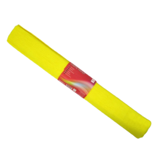 Krepp-paber College 50x250cm sidruni kollane