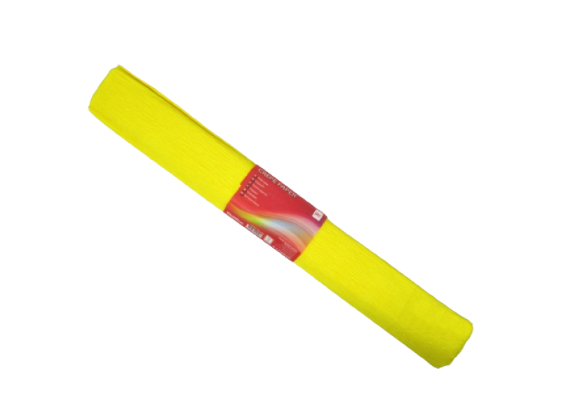 Krepp-paber College 50x250cm sidruni kollane