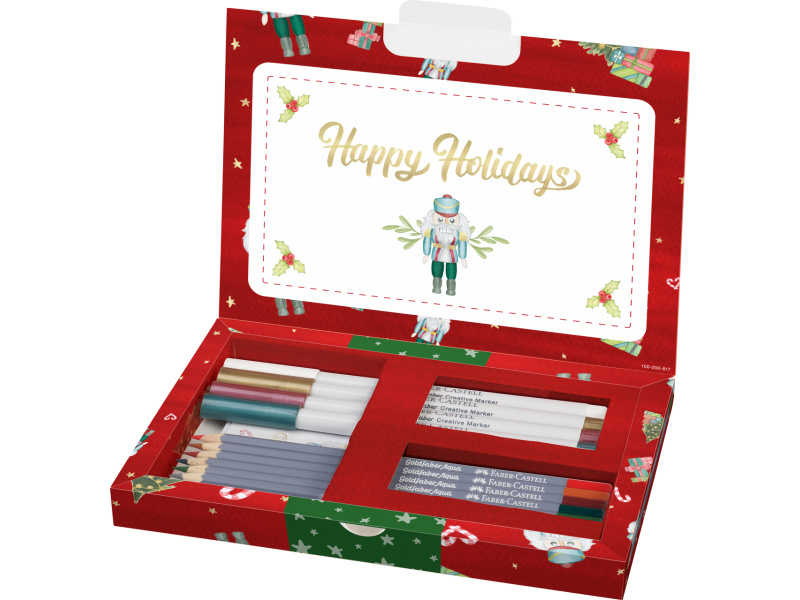 Kunstniku komplekt Faber-Castell Happy Holidays Limited