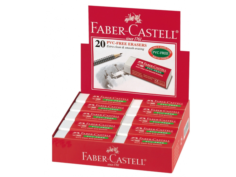 Kustukumm Faber-Castell 189520, valge (O ) - Pilt 2