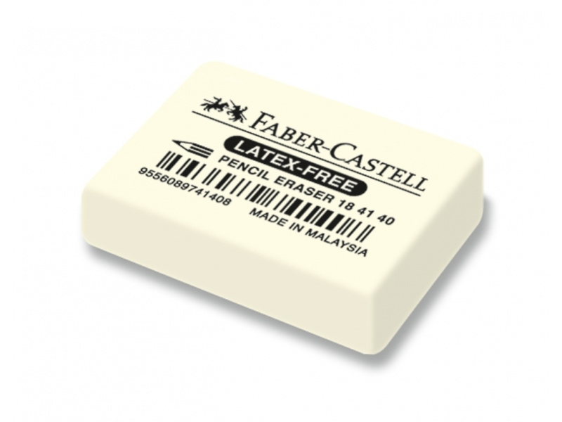 Kustukumm Faber-Castell 7041-40, valge