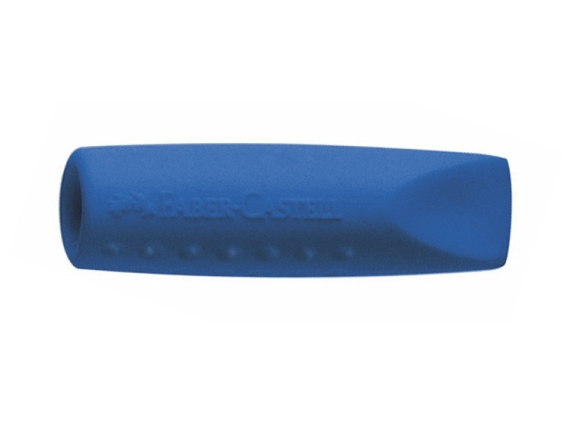 Kustukumm Faber-Castell Grip 2001 harilikule pliiatsile, 2tk/pk, punane/sinine - Pilt 2