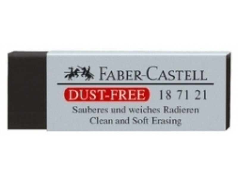 Kustukumm Faber-Castell tolmuvaba, must
