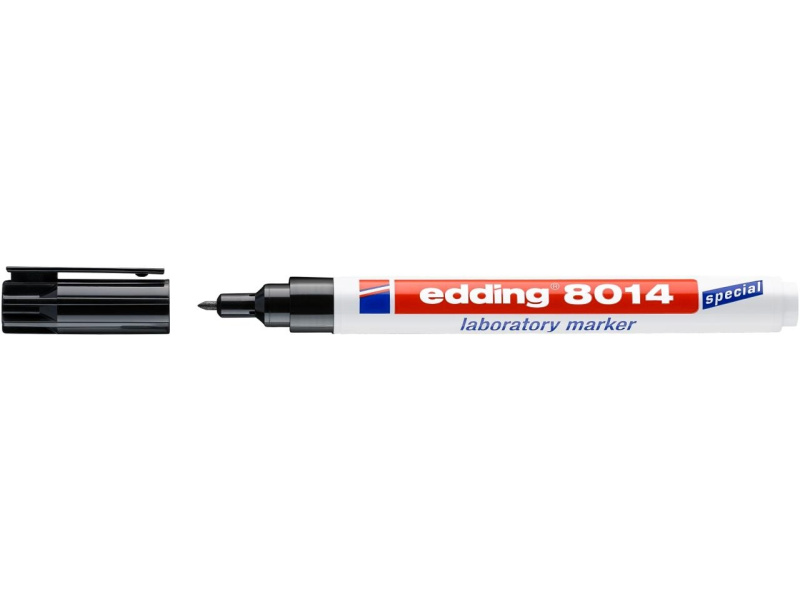 Labori marker Edding 8014 joon 1mm, must - Pilt 2