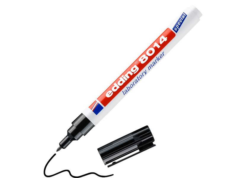 Labori marker Edding 8014 joon 1mm, must