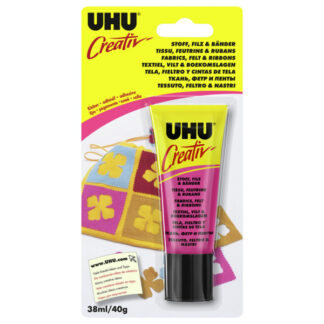 Liim UHU Creative tekstiil, vilt ja lindid 38ml