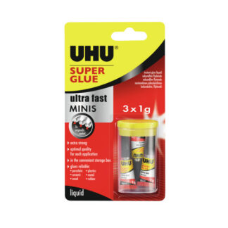 Liim UHU Super 1g tuubis x3 blistris