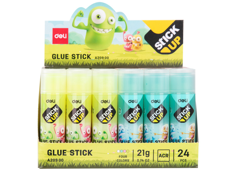 Liimipulk DELI Bumpees Gel 21g eri värvid - Pilt 3